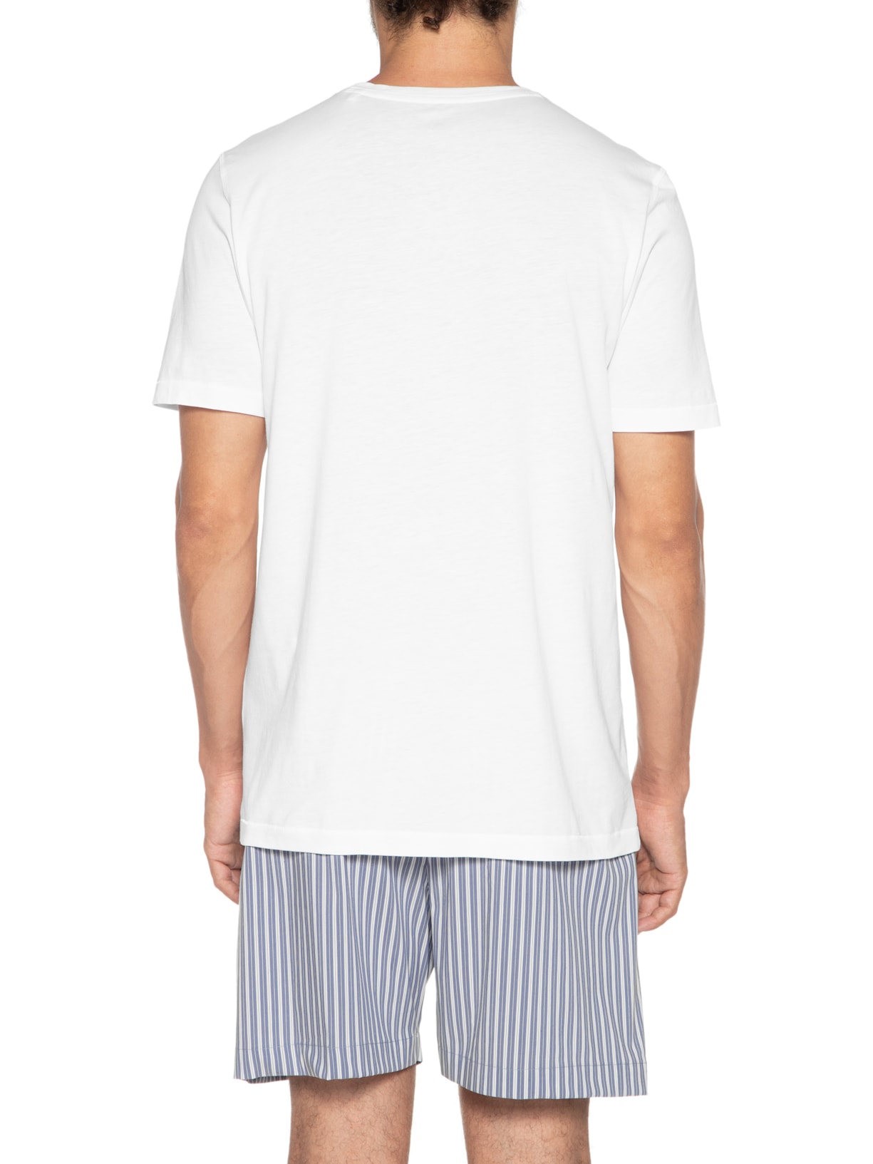 Pijama Masculino Pima Curto Branco '2 Essential