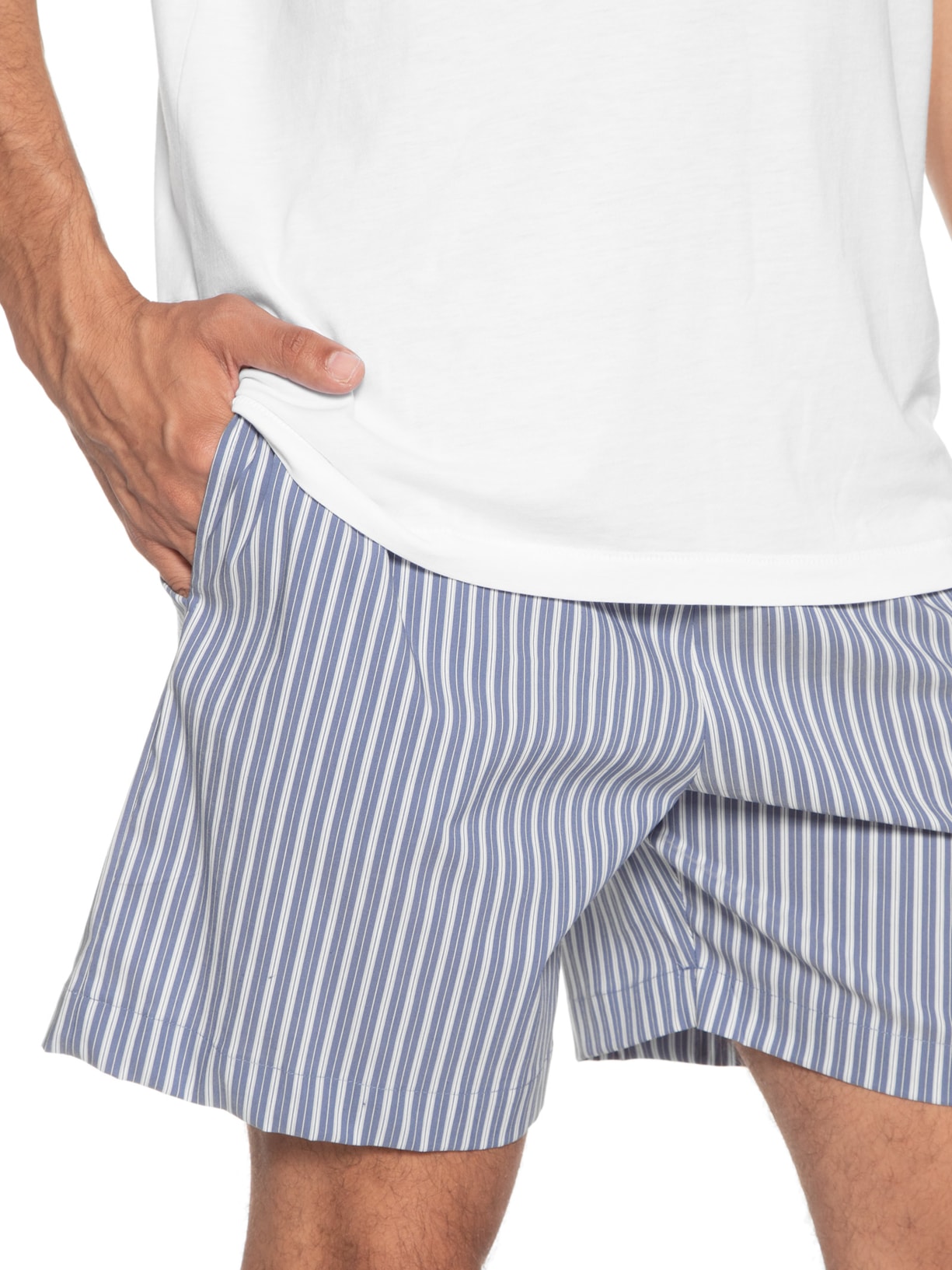 Pijama Masculino Pima Curto Branco '2 Essential