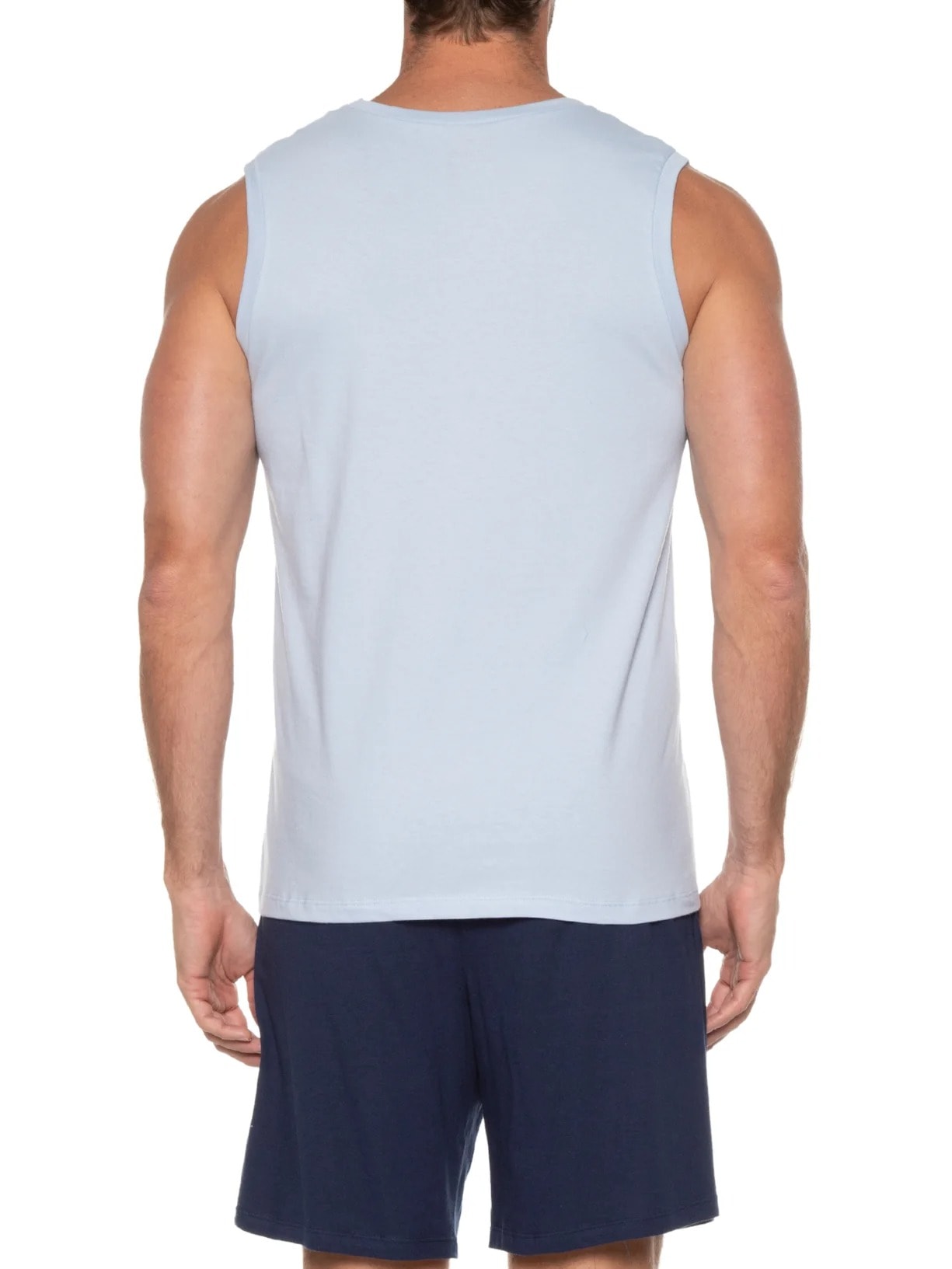 Pijama Masculino Sem Manga Azul Hering Intimates