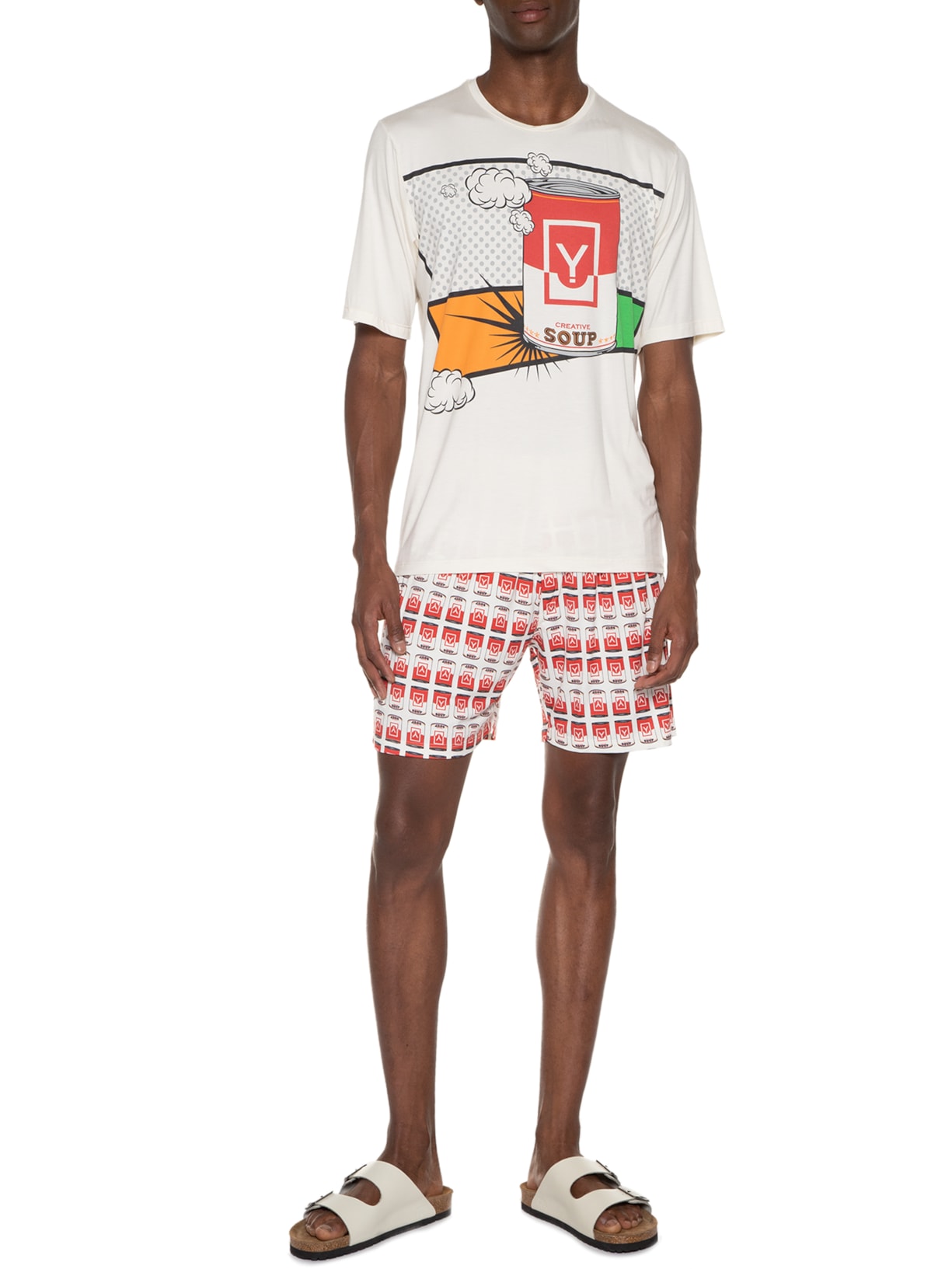 Pijama Masculino Soup Off White Ereditaryo