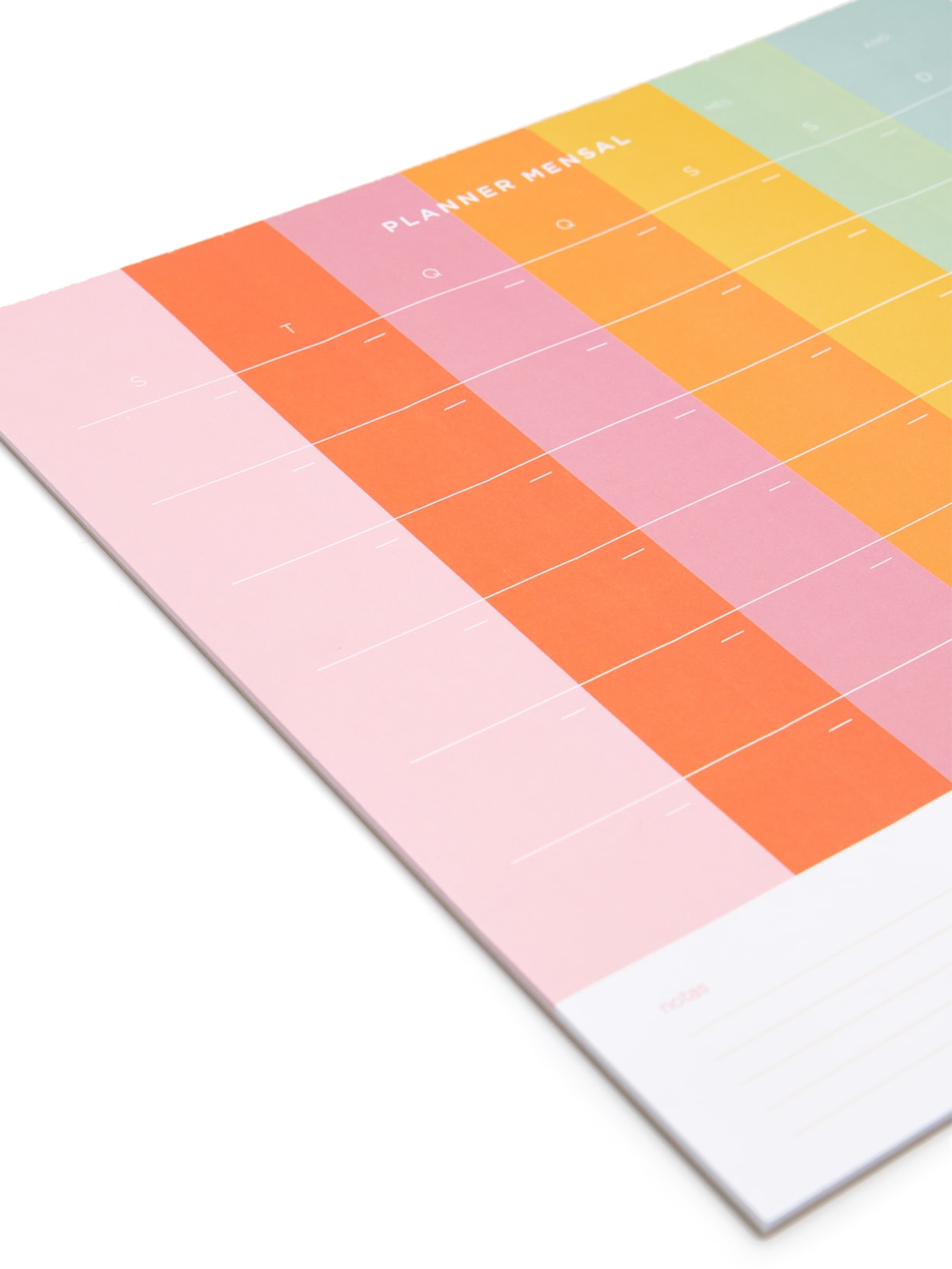 Planner Bloco Todas Juntas Mensal Rosa Cícero Papelaria