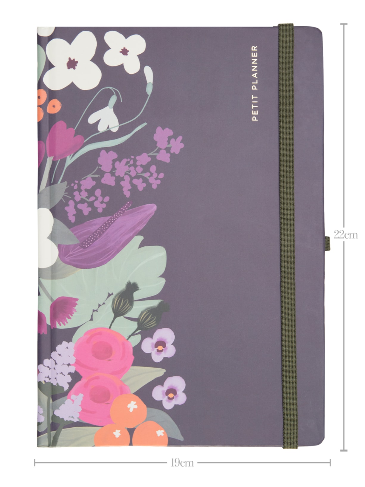 Planner Petit Gaia Em Papel Pólen 1 Peça Roxo Estúdio Papel