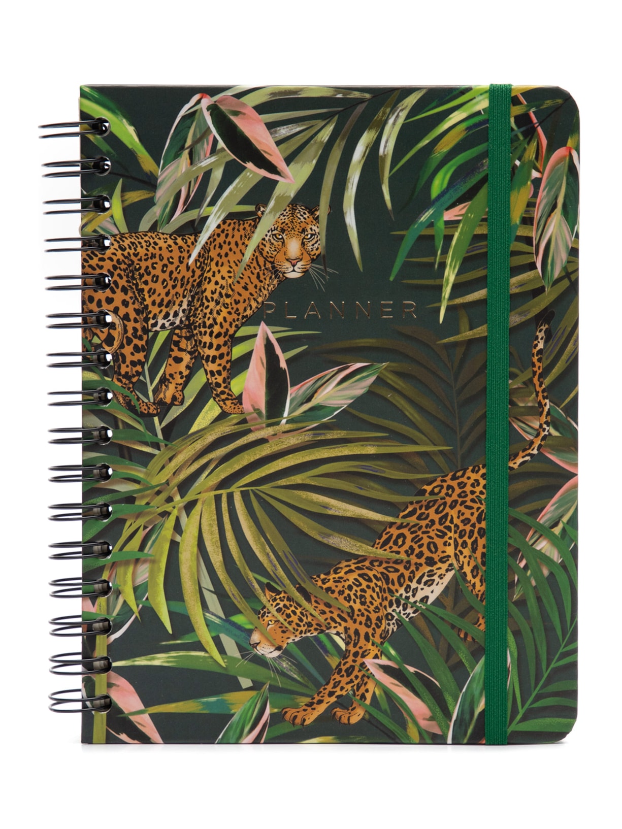 Planner Wire-o Onças Semanal A5 - Verde