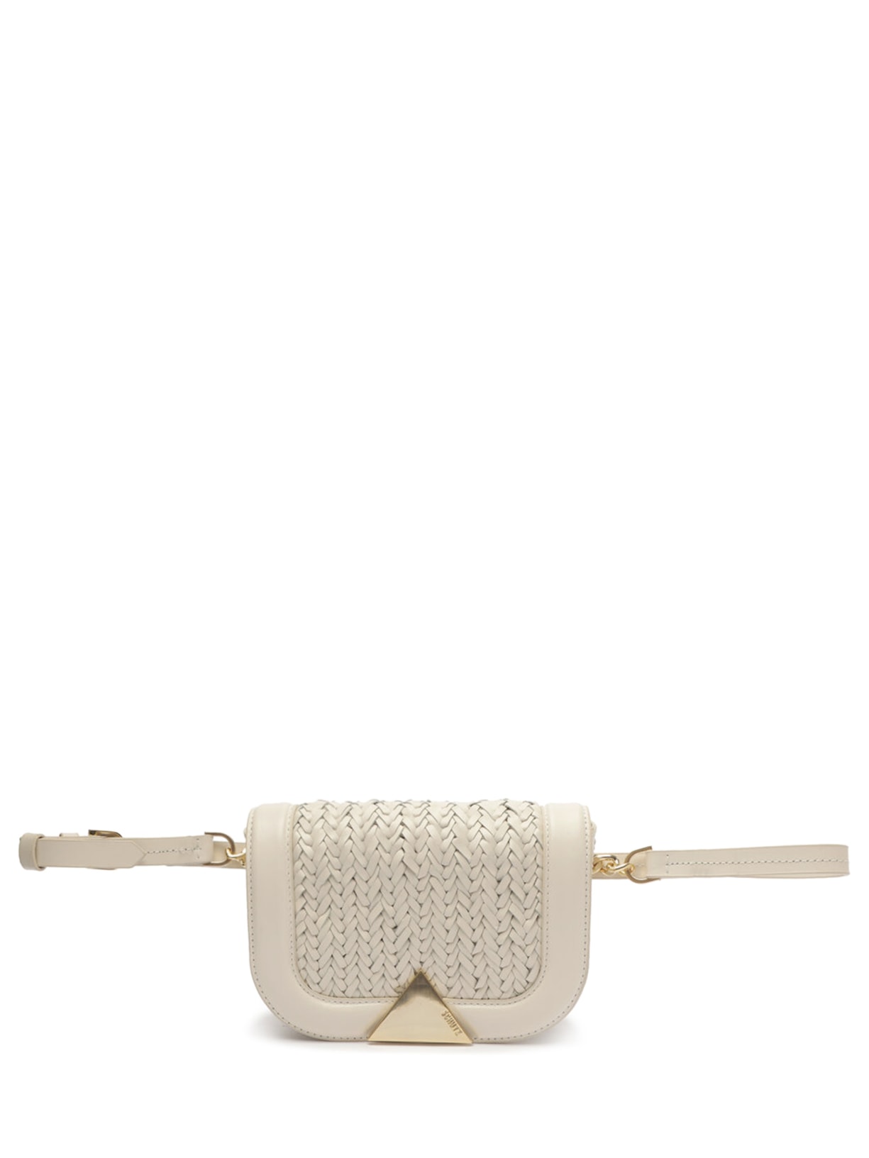 Pochete Feminina Audriona Couro - Off White