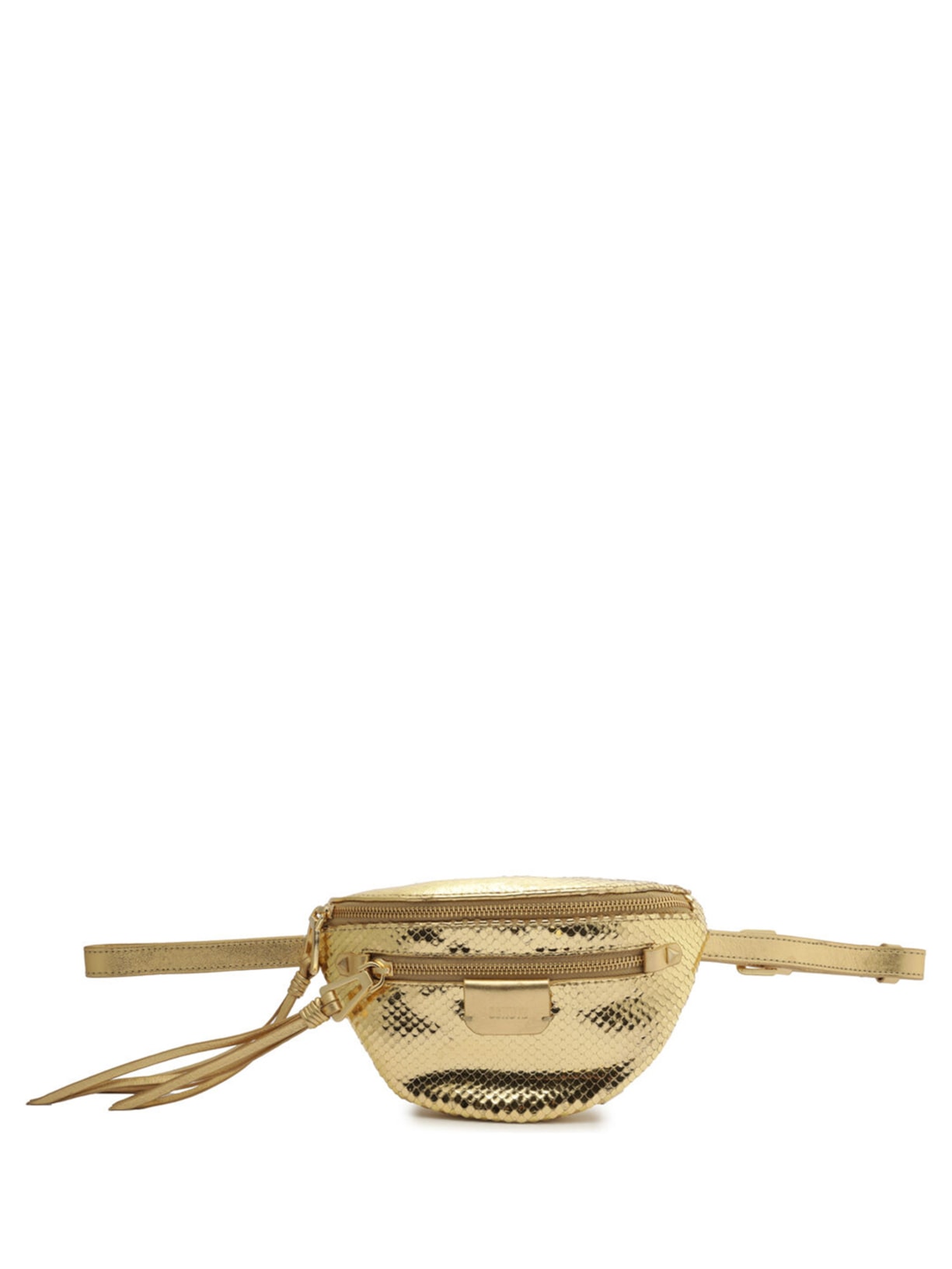 Pochete Feminina Aurora Couro Dourada Schutz