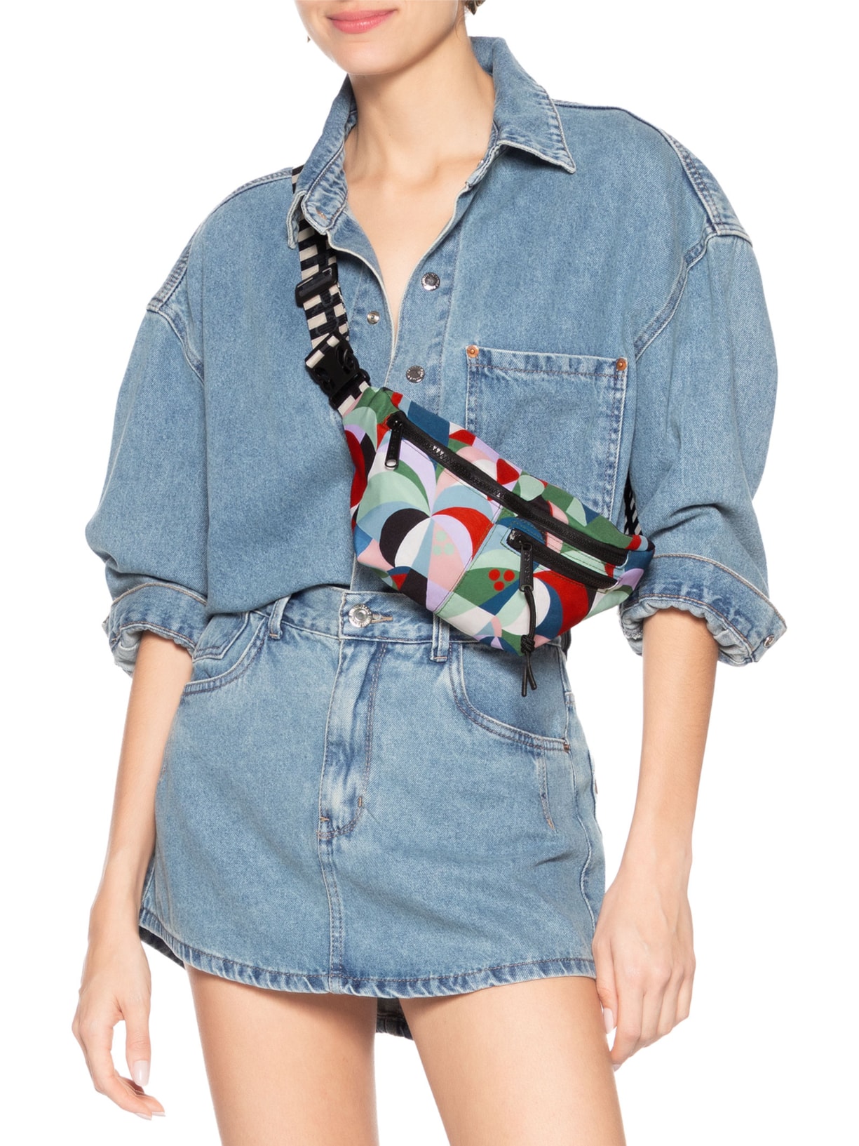 Pochete Feminina Farmete Recanto Dos Coqueiros Branco Farm Etc