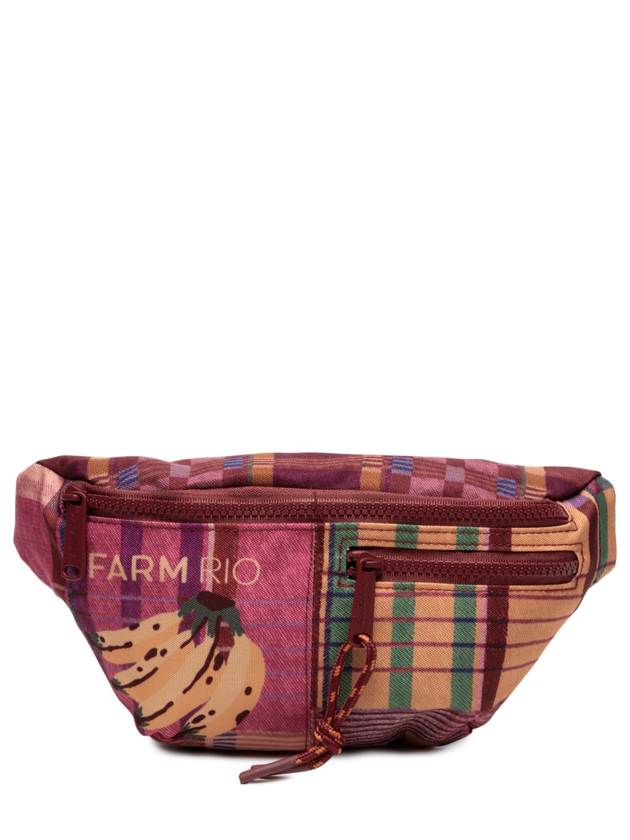 Pochete Feminina Farmete Sofia Xadrez - Vermelho