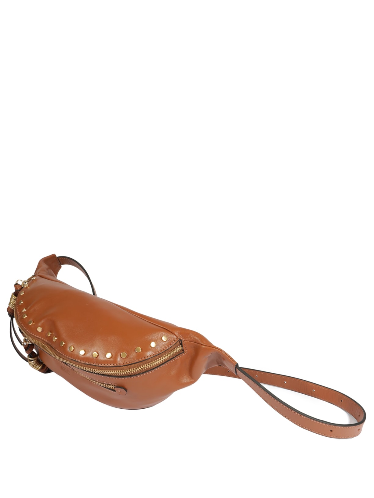 Pochete Feminina Hazel Couro Marrom Schutz