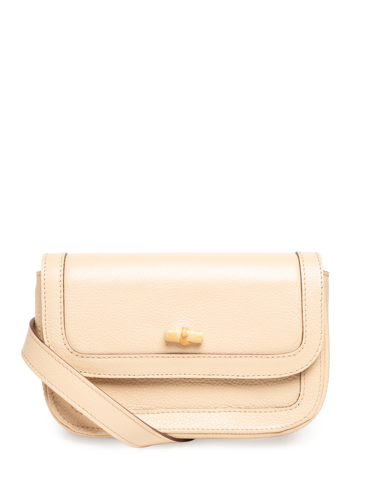 Pochete Feminina Maya Couro - Bege