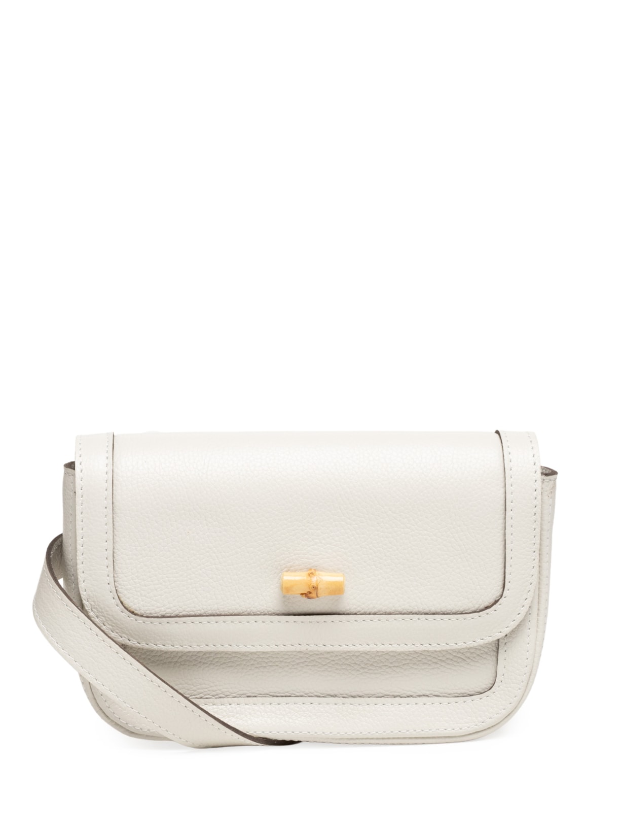 Pochete Feminina Maya Couro - Off White