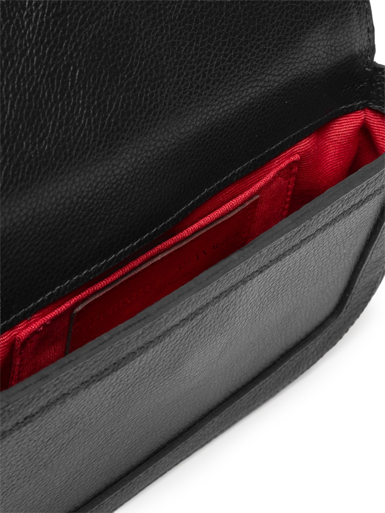 Pochete Feminina Maya Couro Preto Glorinha Paranaguá