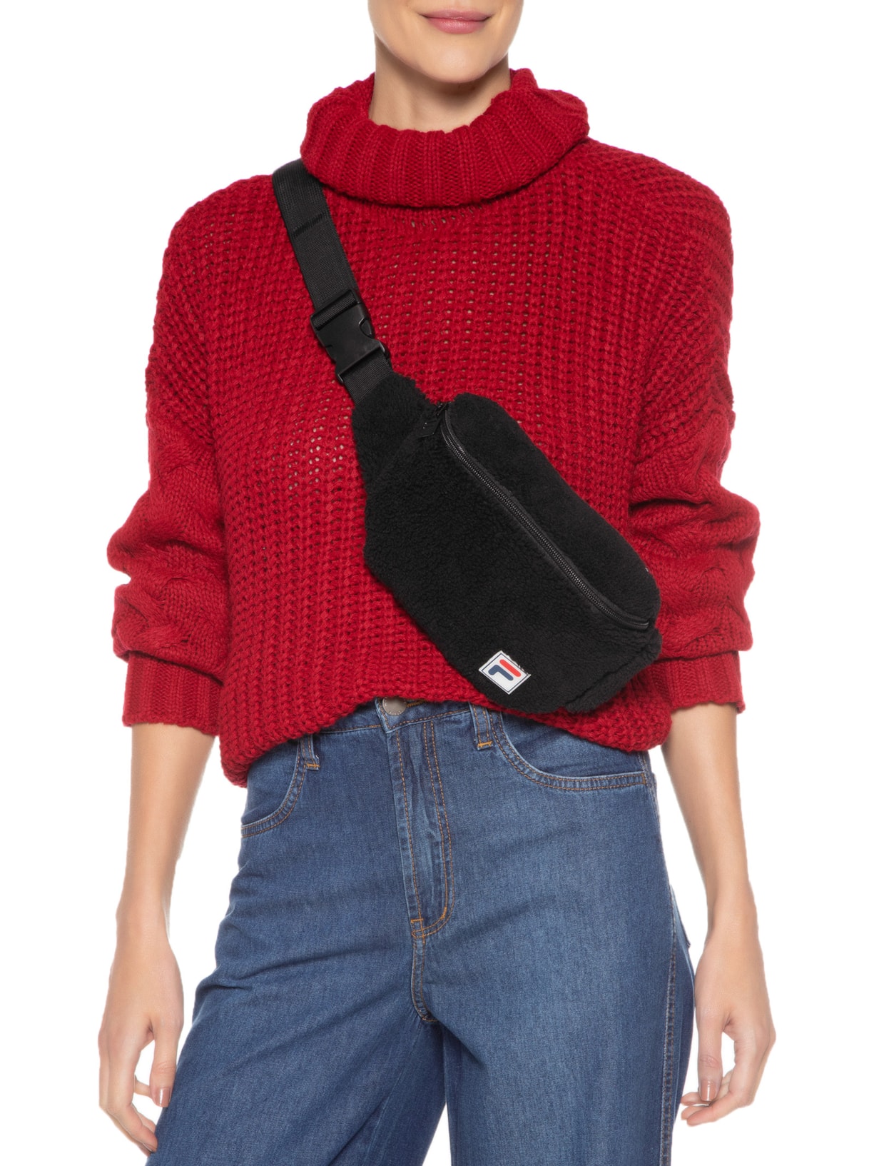 Fila Sherpa Pochete Fila Pochete Feminina Sherpa Fila Preto