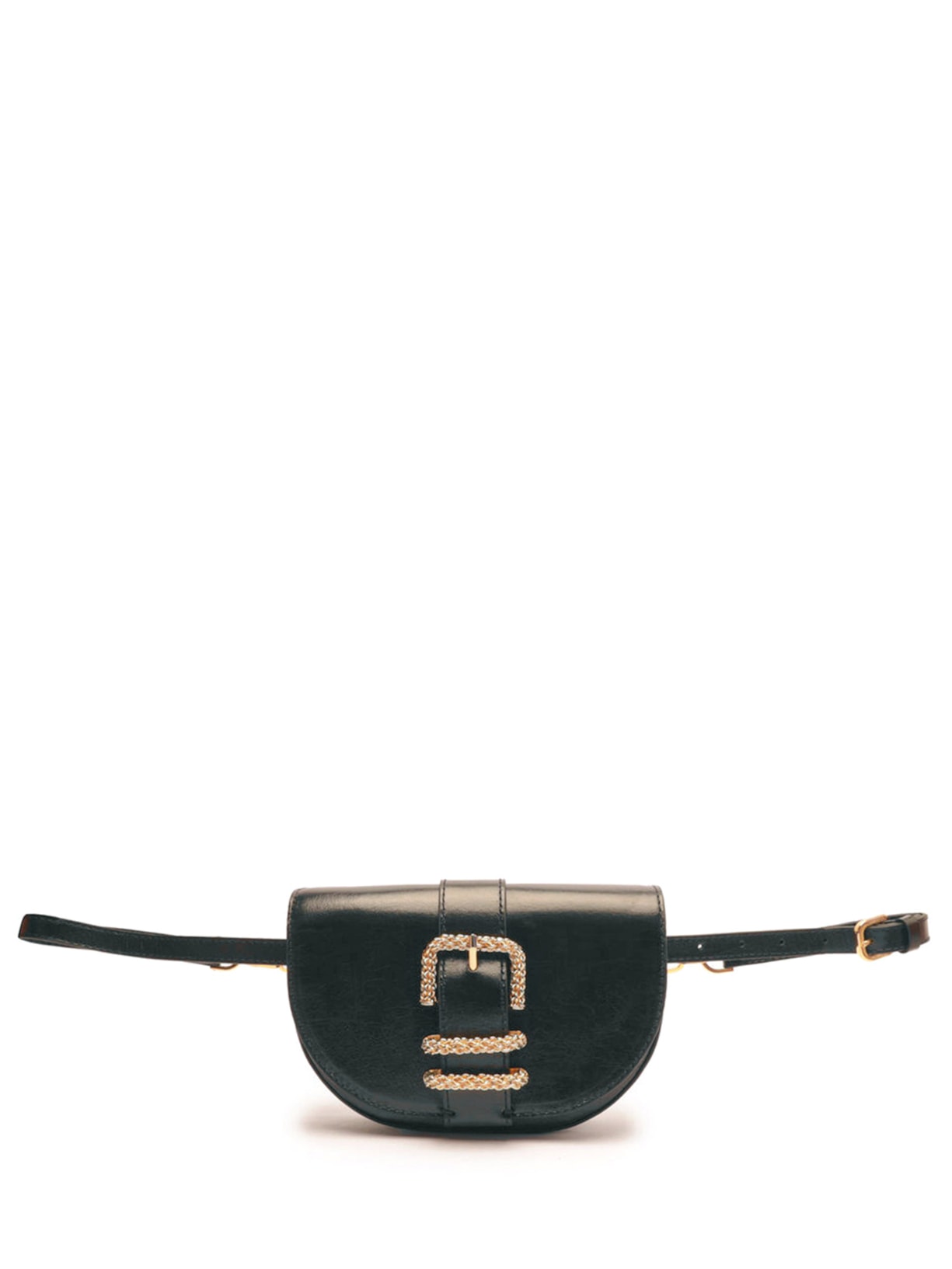 Pochete Feminina Steph Couro Pequena - Preto