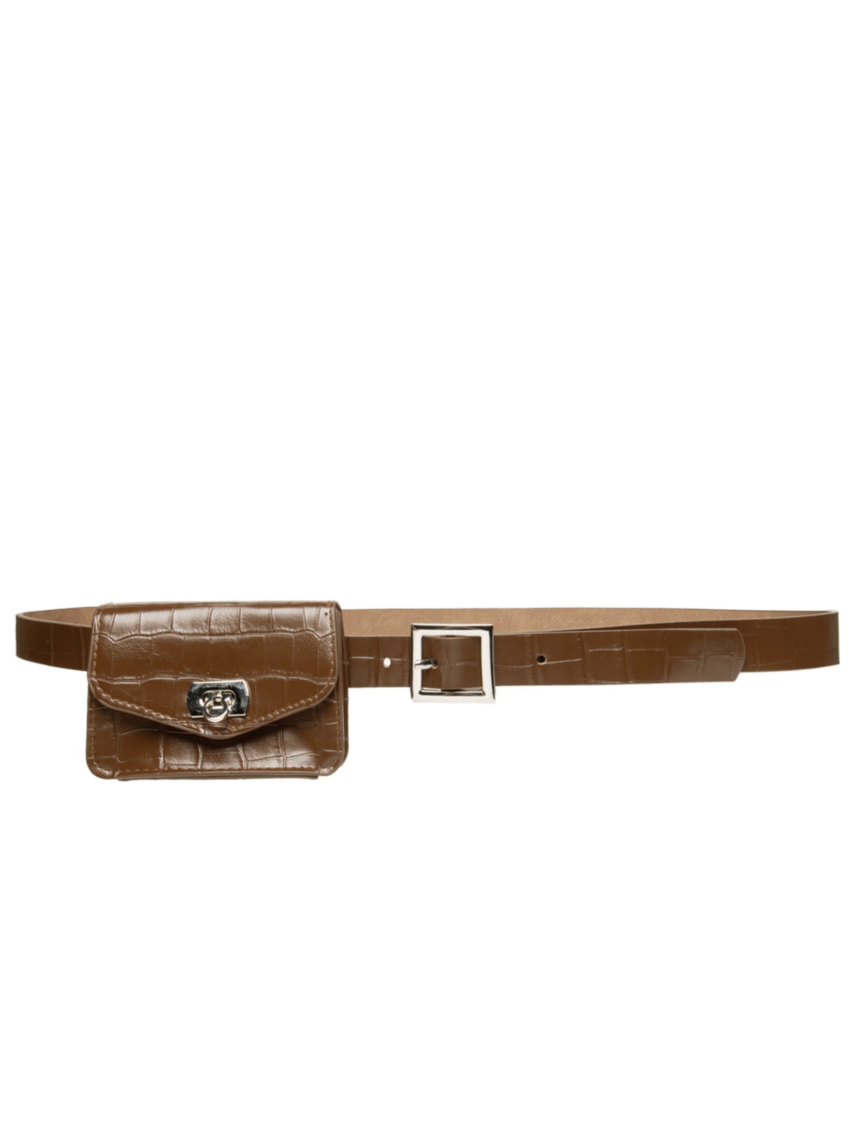 Pochete Feminina Texturizada Marrom Market 33