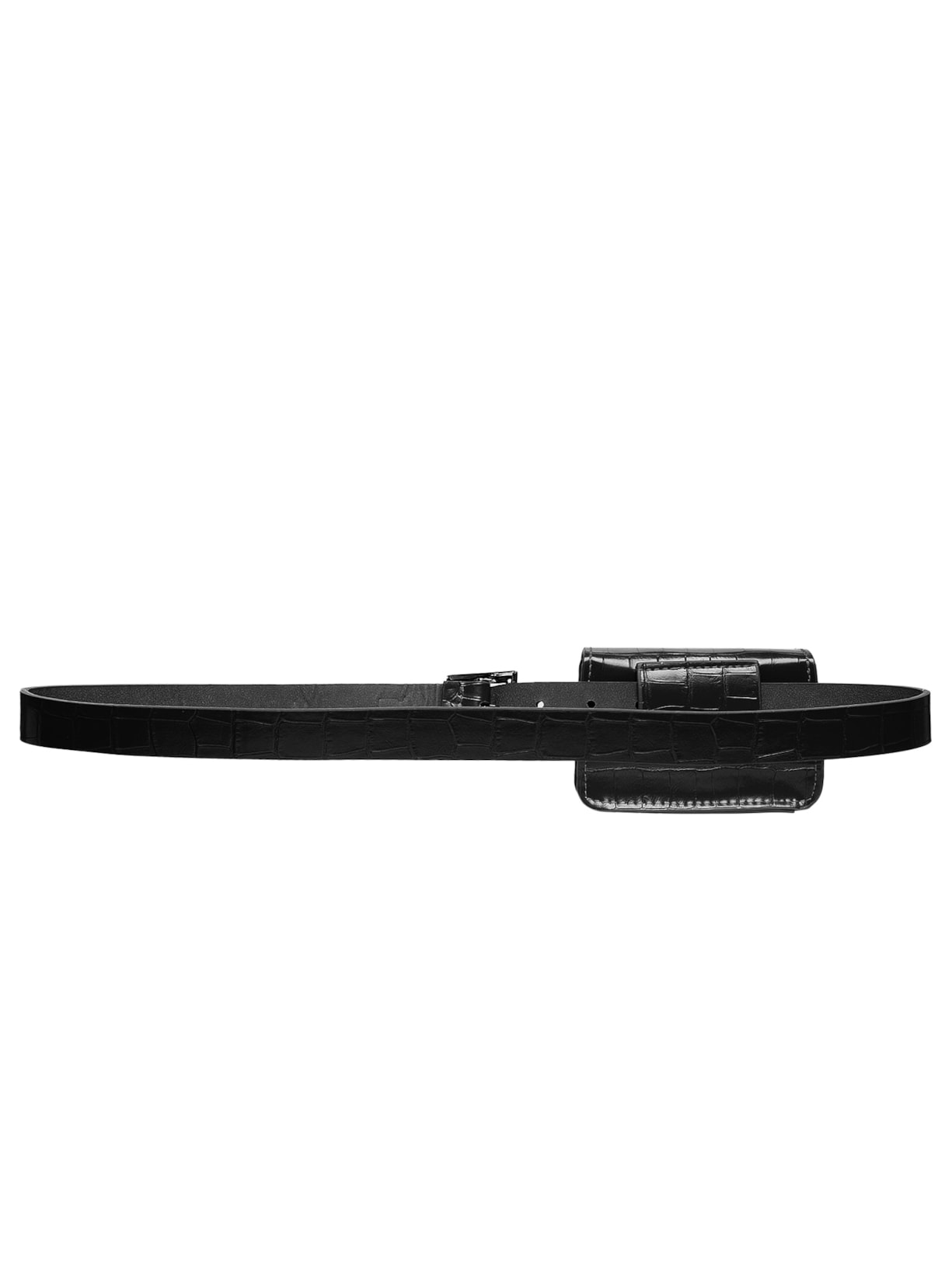 Pochete Feminina Texturizada Preto Market 33
