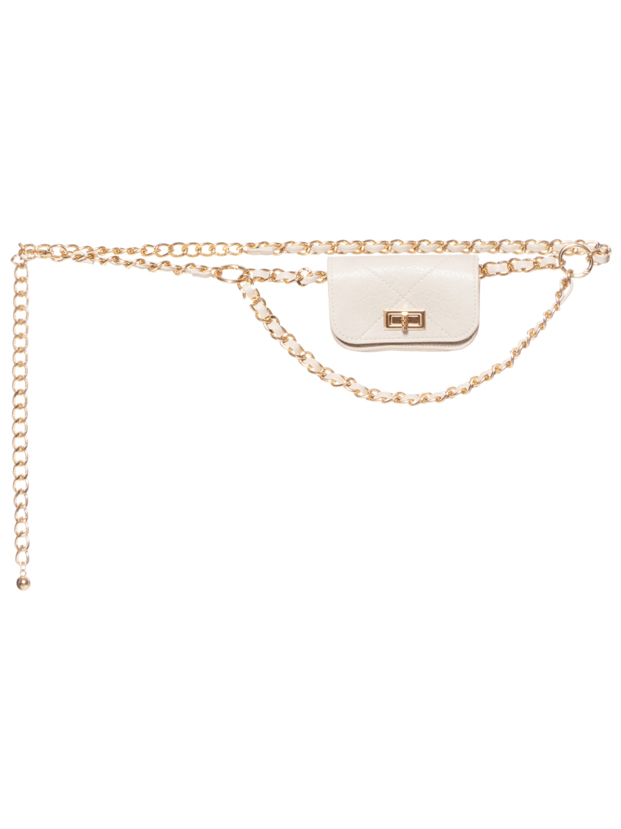 Pochete Feminino Matelassê - Off White