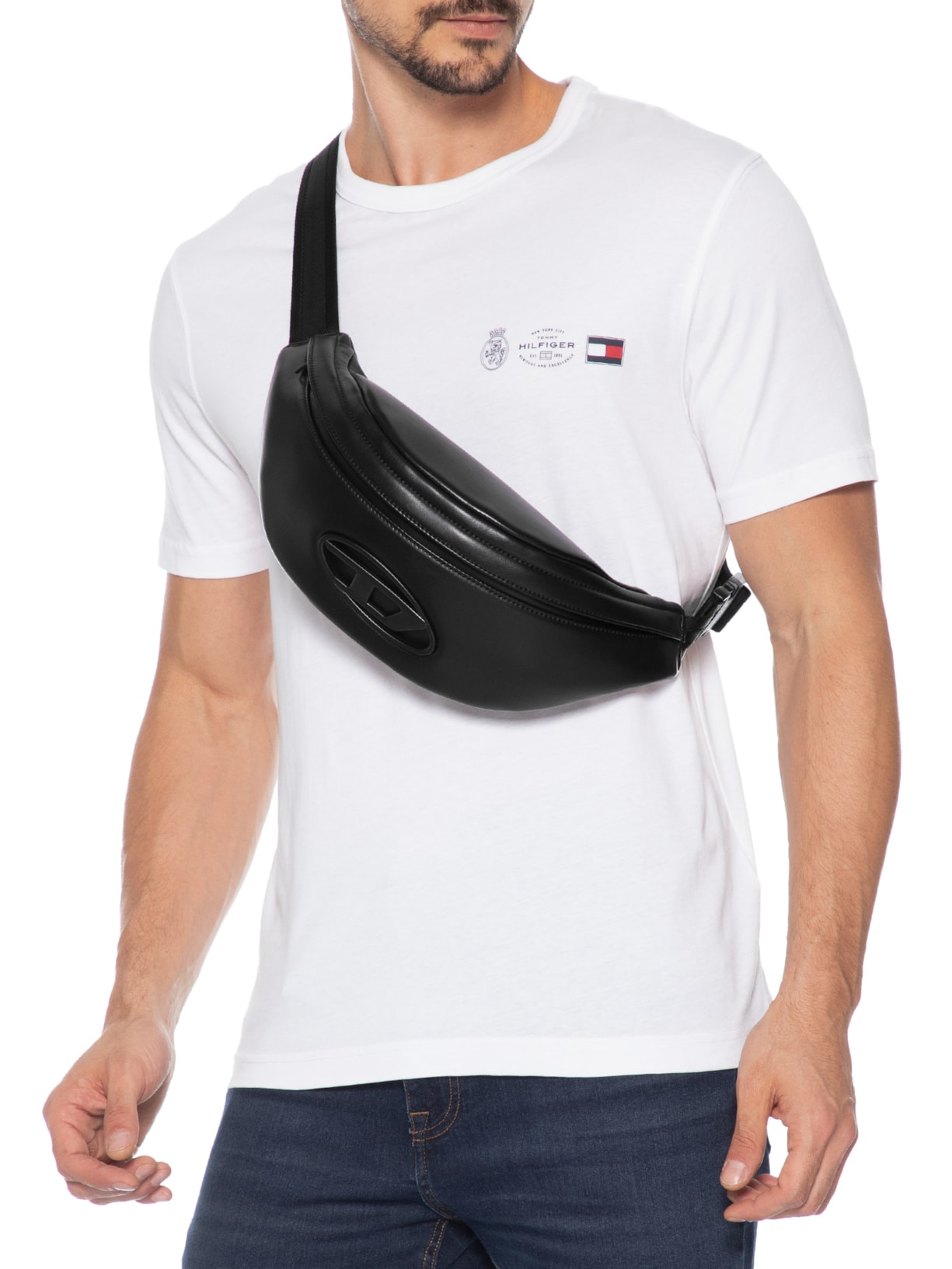 Pochete Masculina Holi-D Belt Preto Diesel