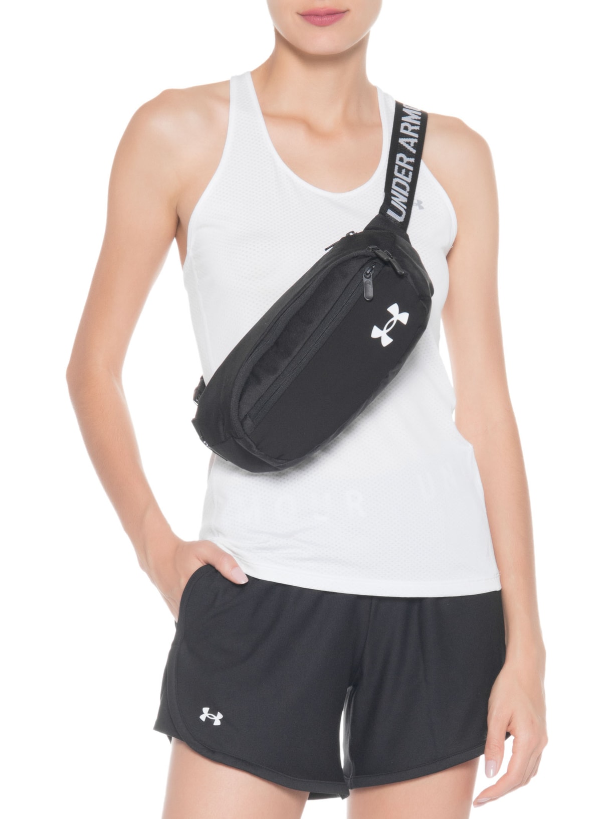 Pochete Unissex Flex Waist Preto Under Armour