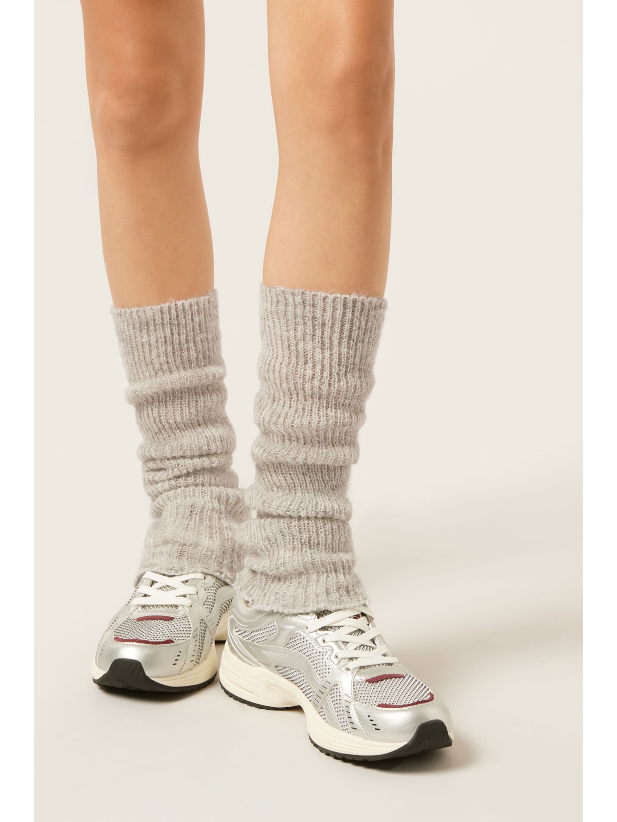 Polaina Com Efeito Soft Cinza Calzedonia