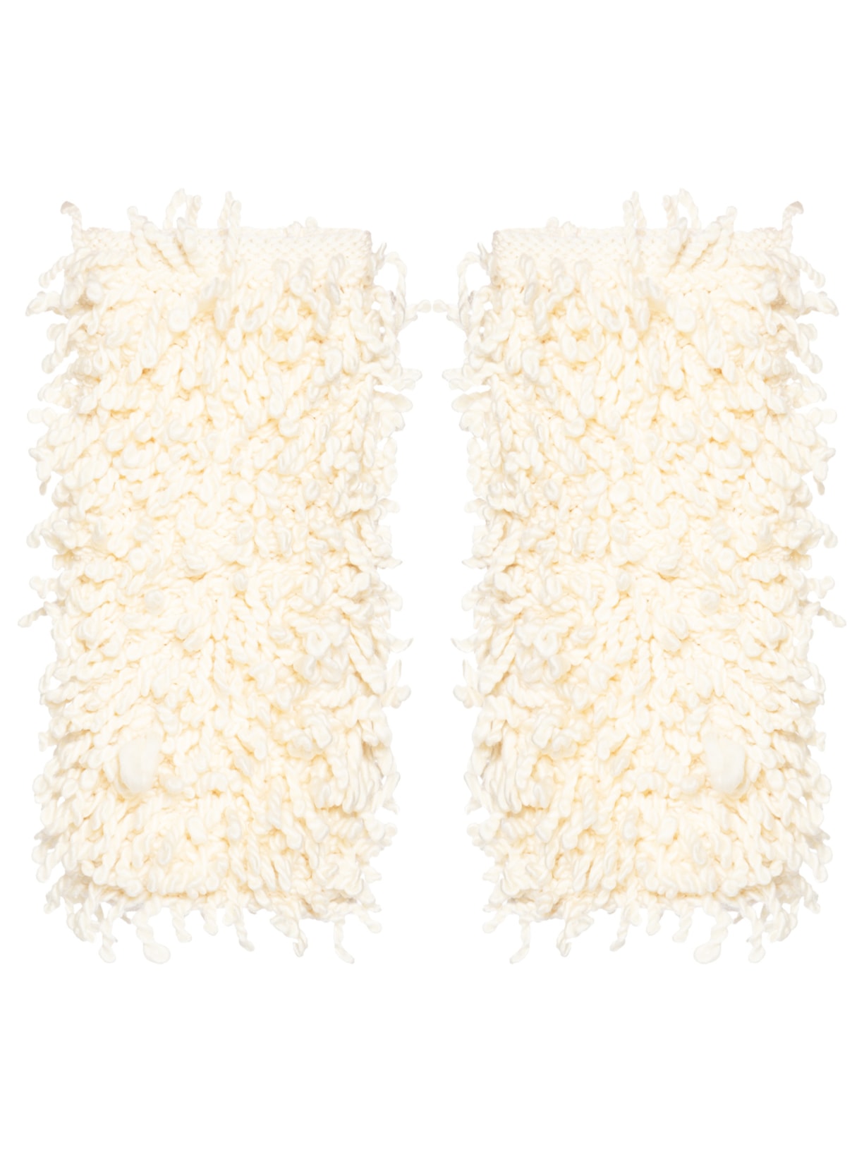 Polainas Femininas Em Franjas Bege Anselmi