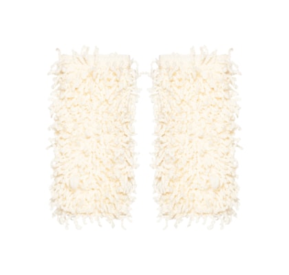 Polainas Femininas Em Franjas - Bege