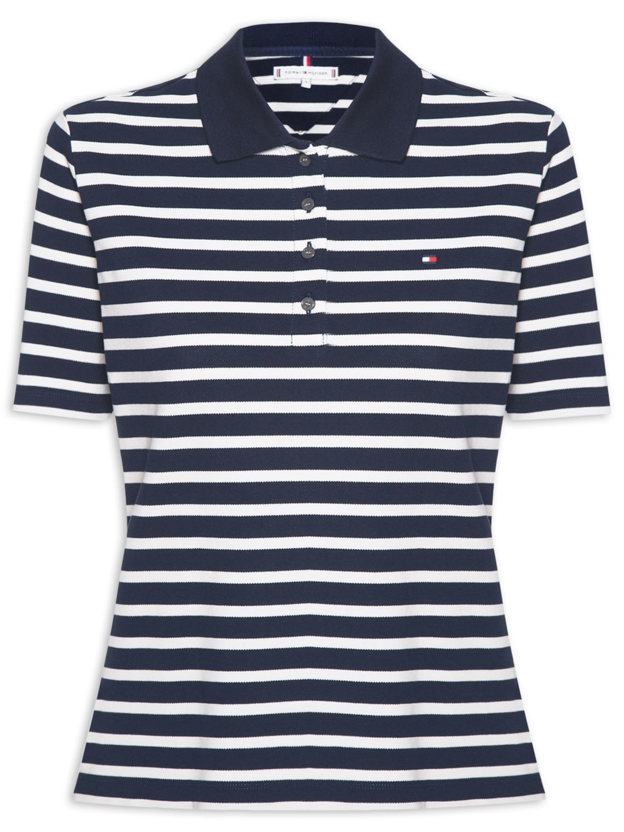 Pólo Feminina 1985 Regular Pique SS - Azul