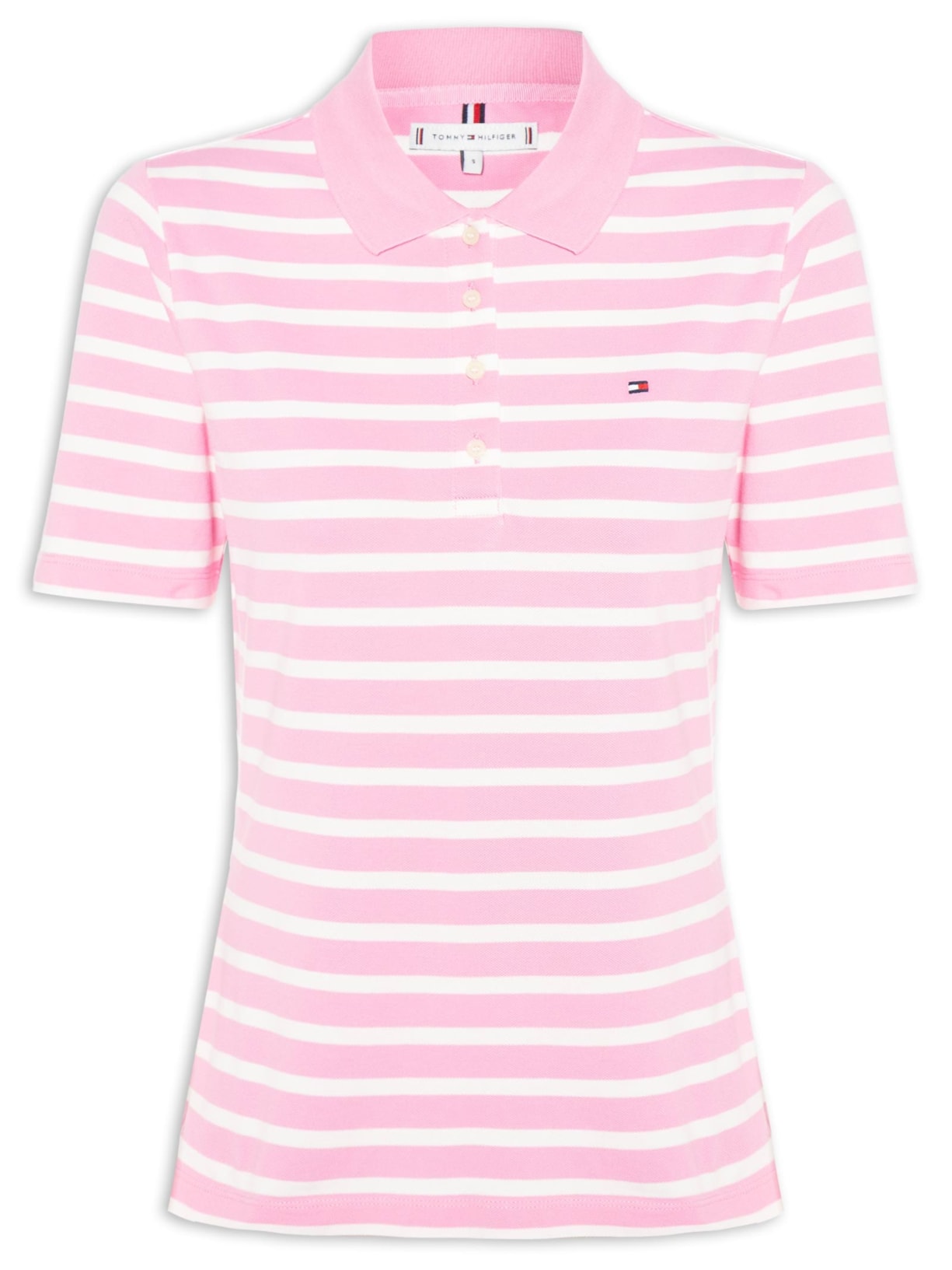 Pólo Feminina 1985 Regular Pique SS - Rosa