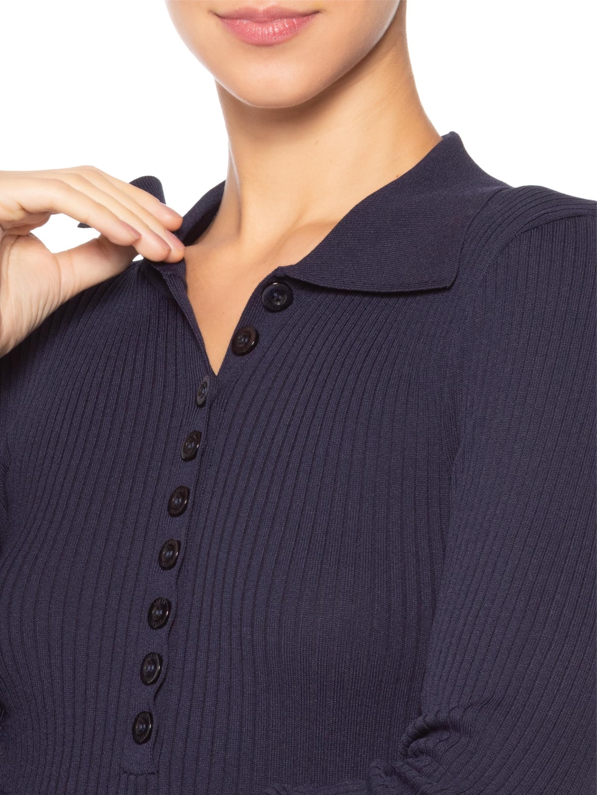 Polo Feminina Amelie I Azul Le Lis