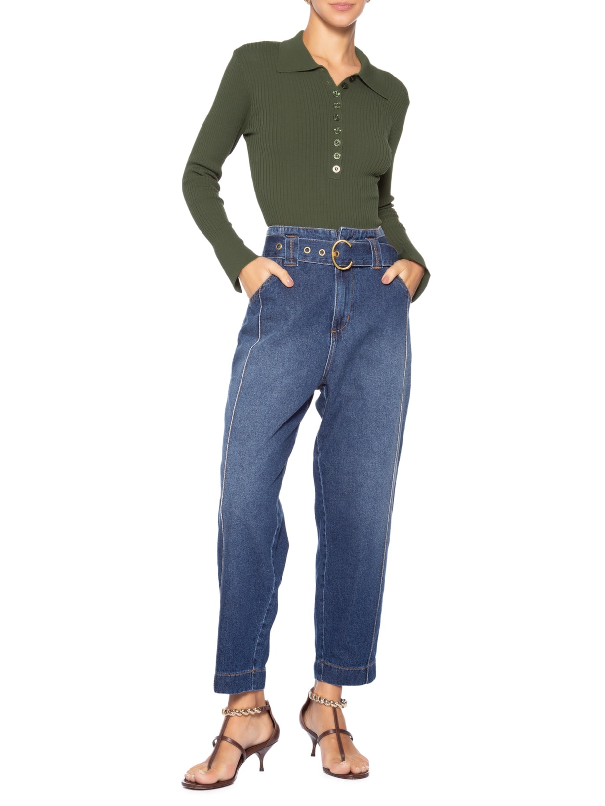 Polo Feminina Amelie III Verde Le Lis