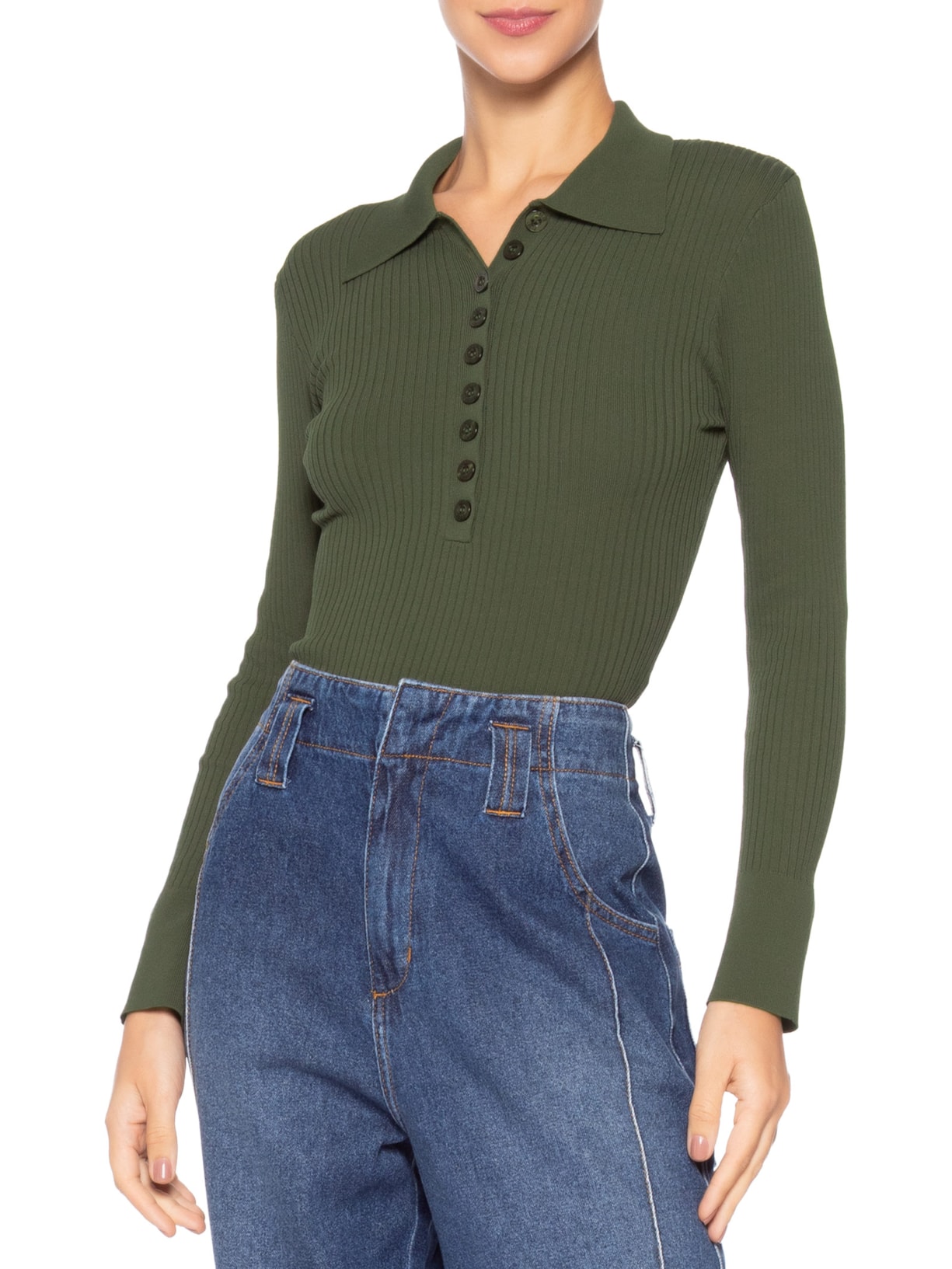 Polo Feminina Amelie III Verde Le Lis