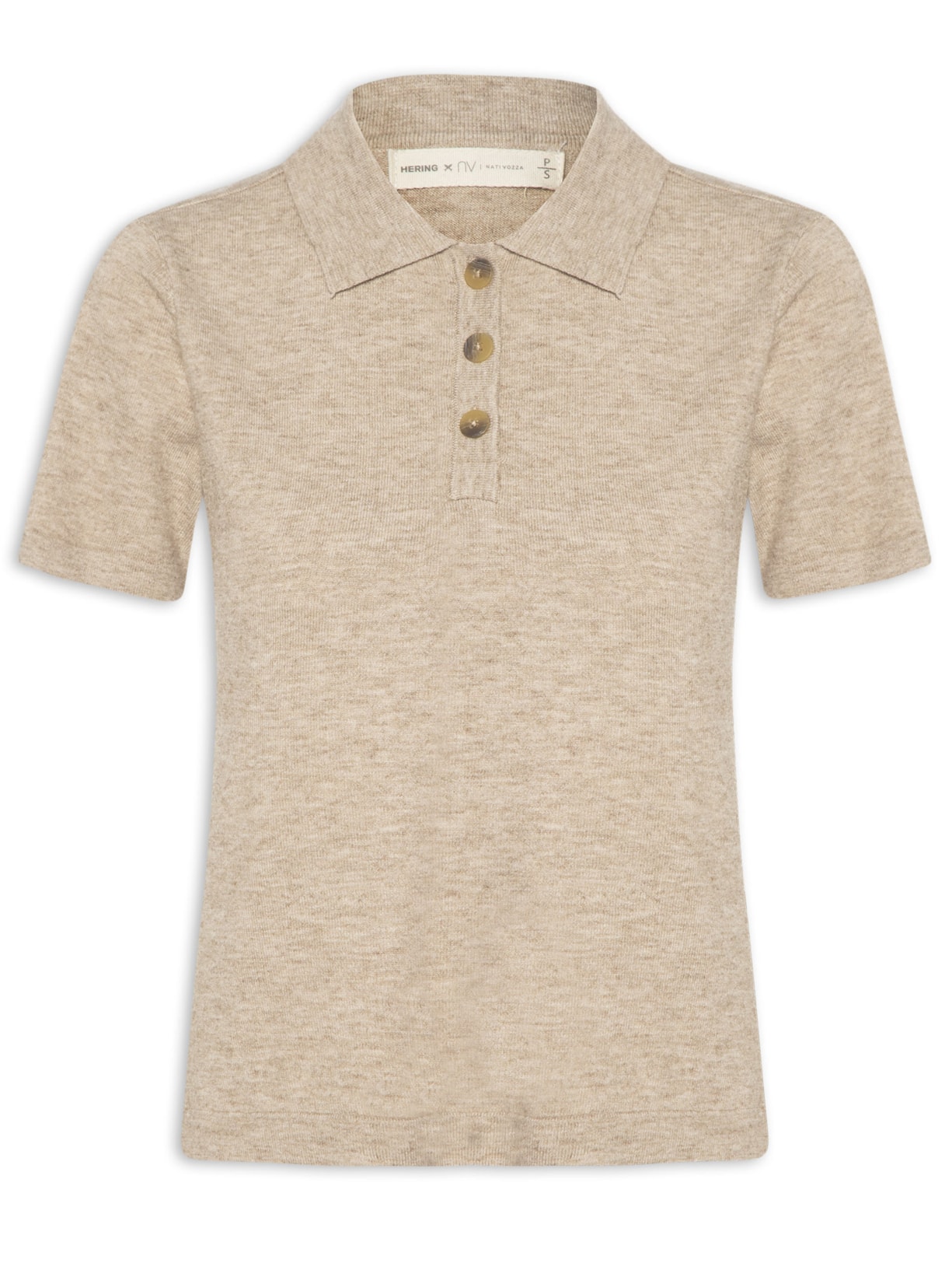 Polo Feminina - Bege