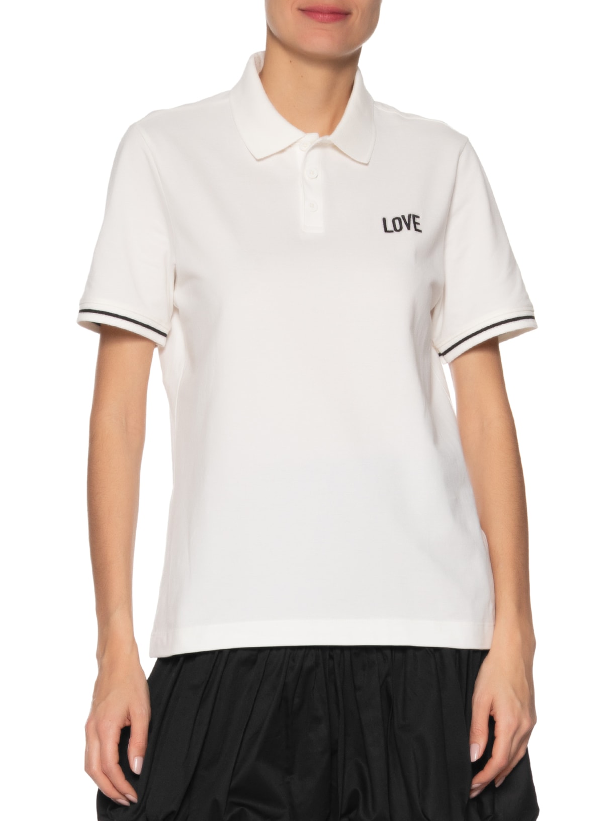 Polo Feminina Bordado Branco Dress To