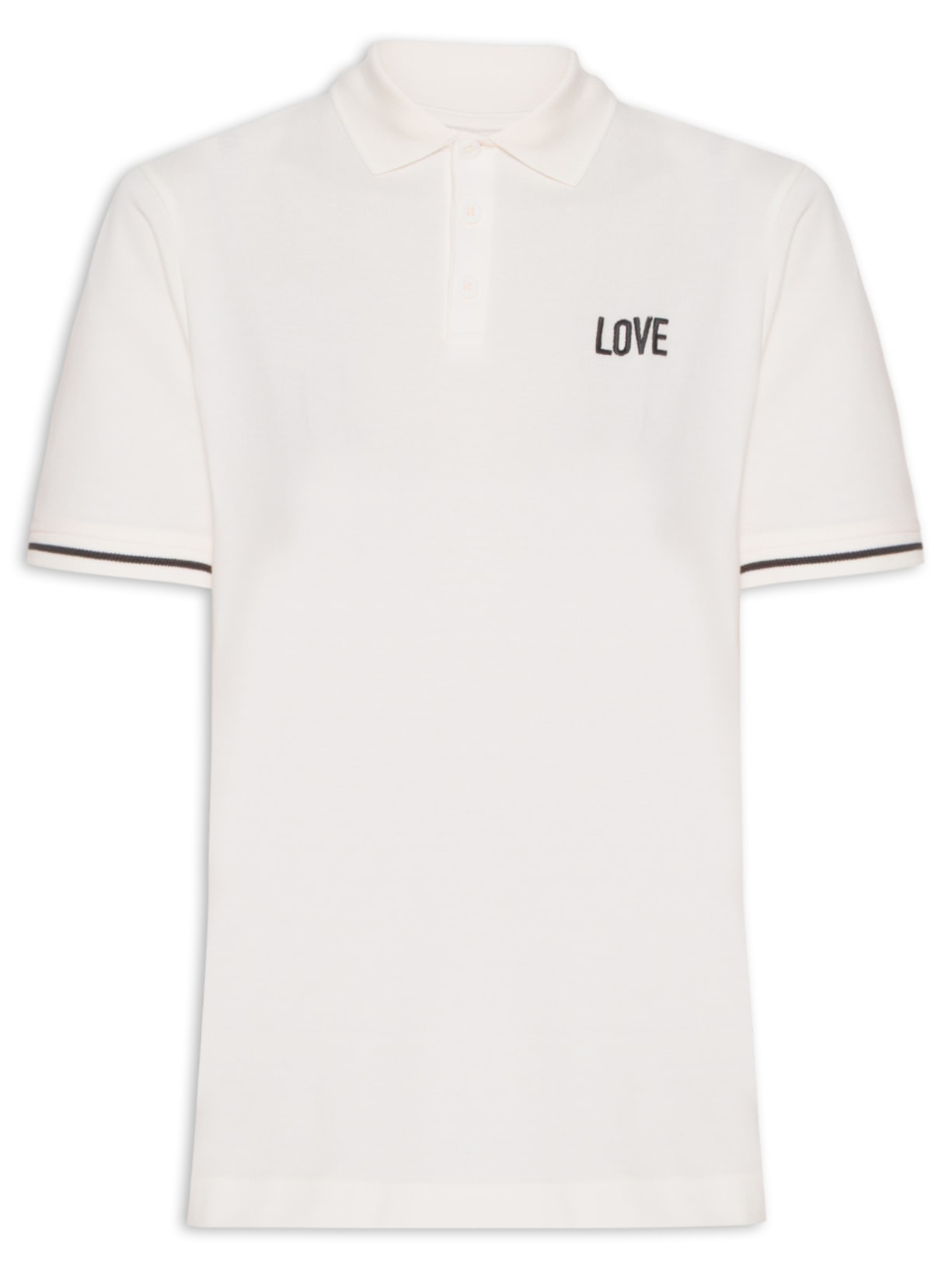 Polo Feminina Bordado Branco Dress To