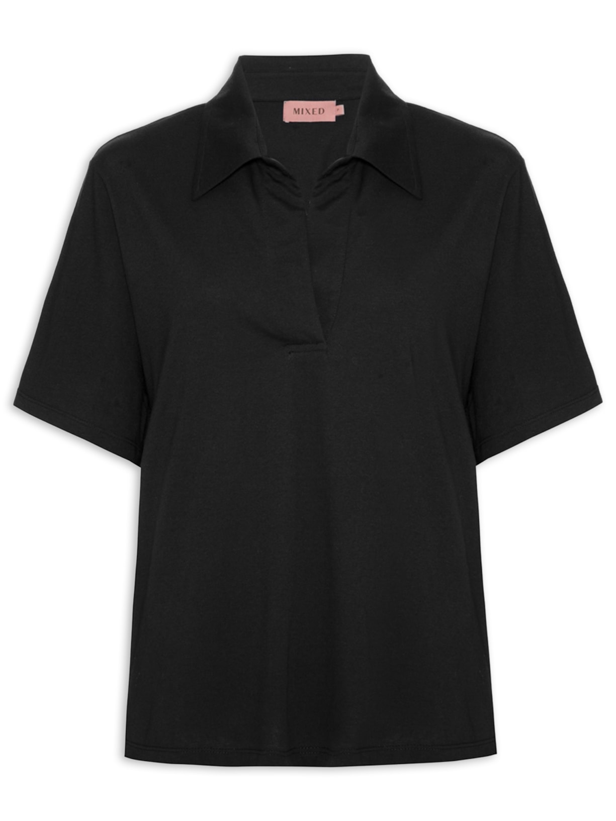 Polo Feminina Classic - Preto