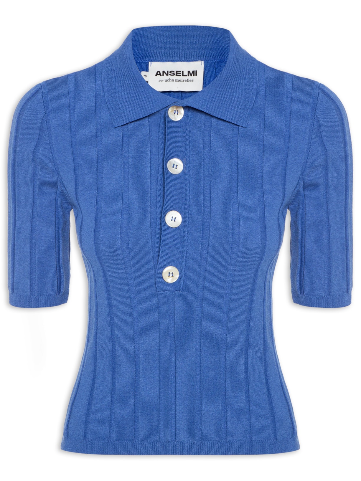 Polo Feminina Clássica - Azul