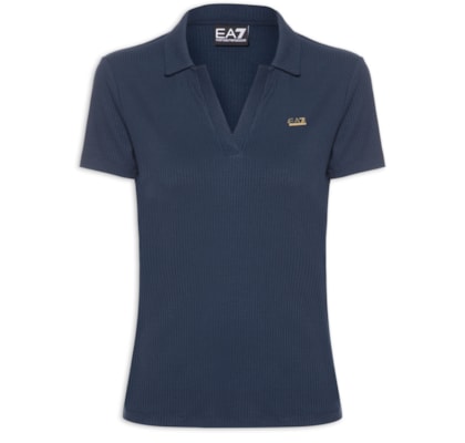 Polo Feminina Core Lady Relax W SS - Azul