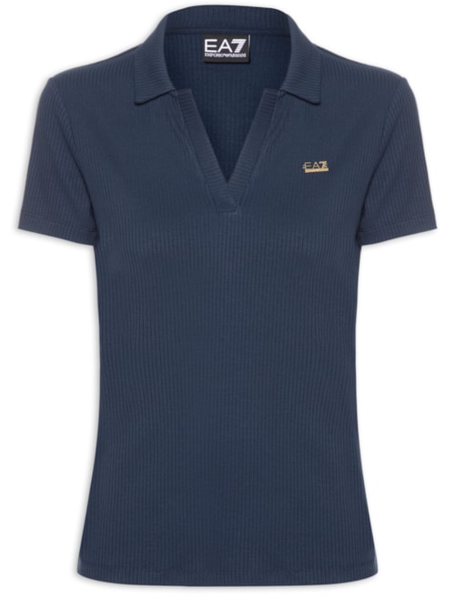 Polo Feminina Core Lady Relax W SS - Azul