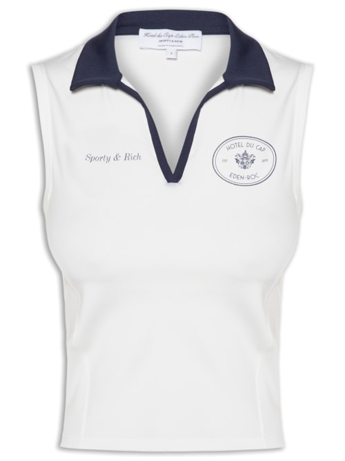 Polo Feminina Eden Crest Sports Polo Vest - Branco