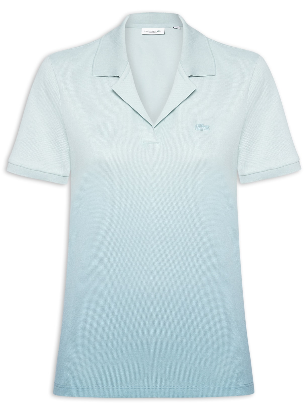 Polo Feminina Gradient - Azul