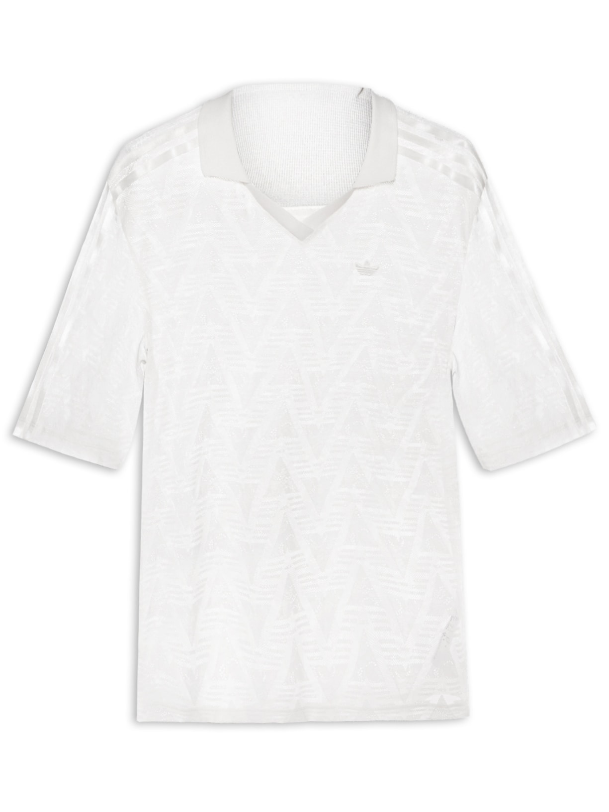 Polo Feminina Lace JSY Branco Adidas Originals