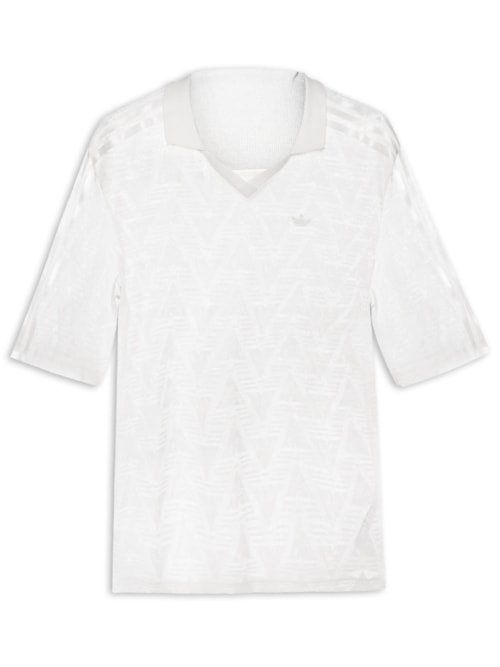 Polo Feminina Lace JSY - Branco