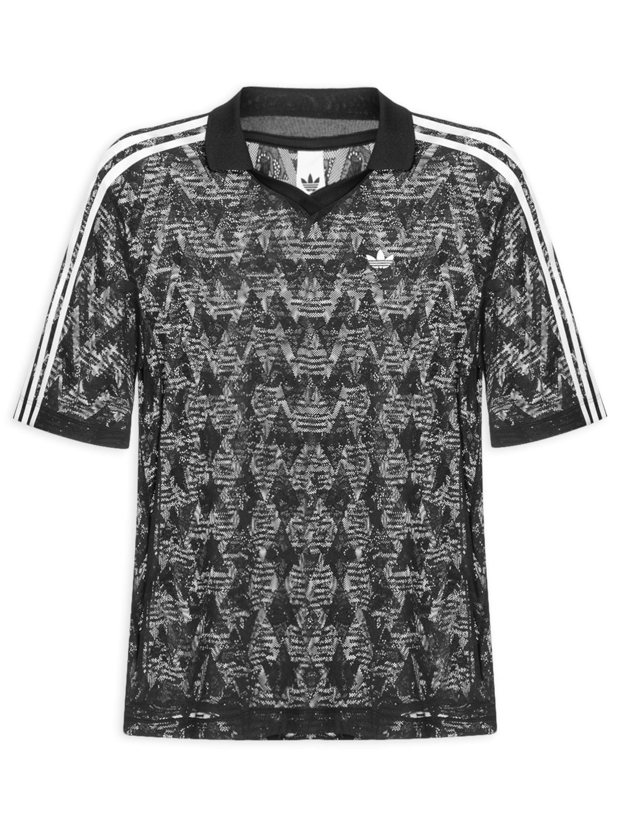 Polo Feminina Lace JSY Preto Adidas Originals