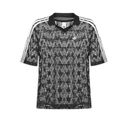 Polo Feminina Lace JSY - Preto