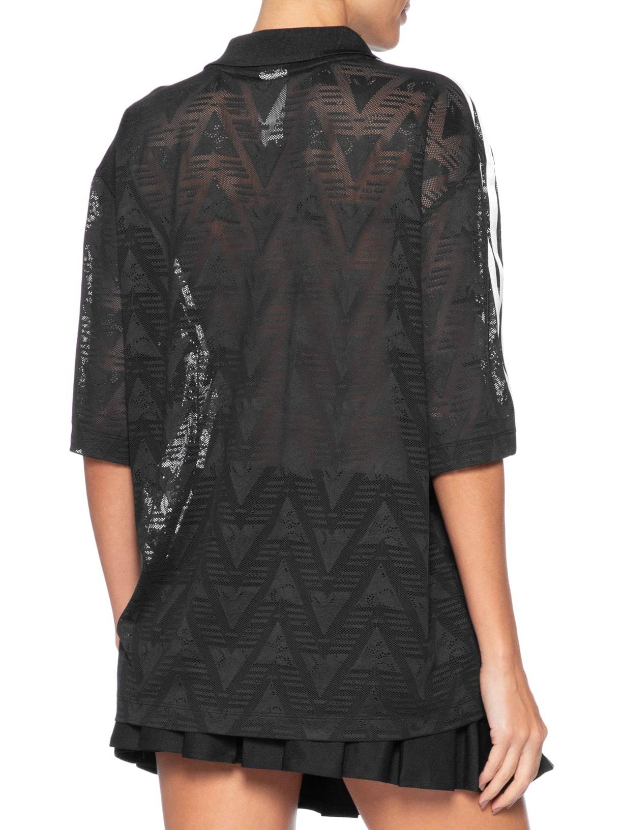 Polo Feminina Lace JSY Preto Adidas Originals