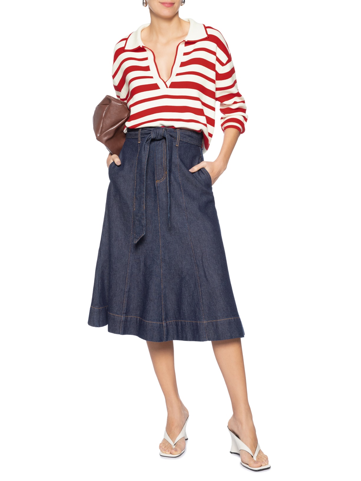 Polo Feminina Luisa Vermelho Le Lis