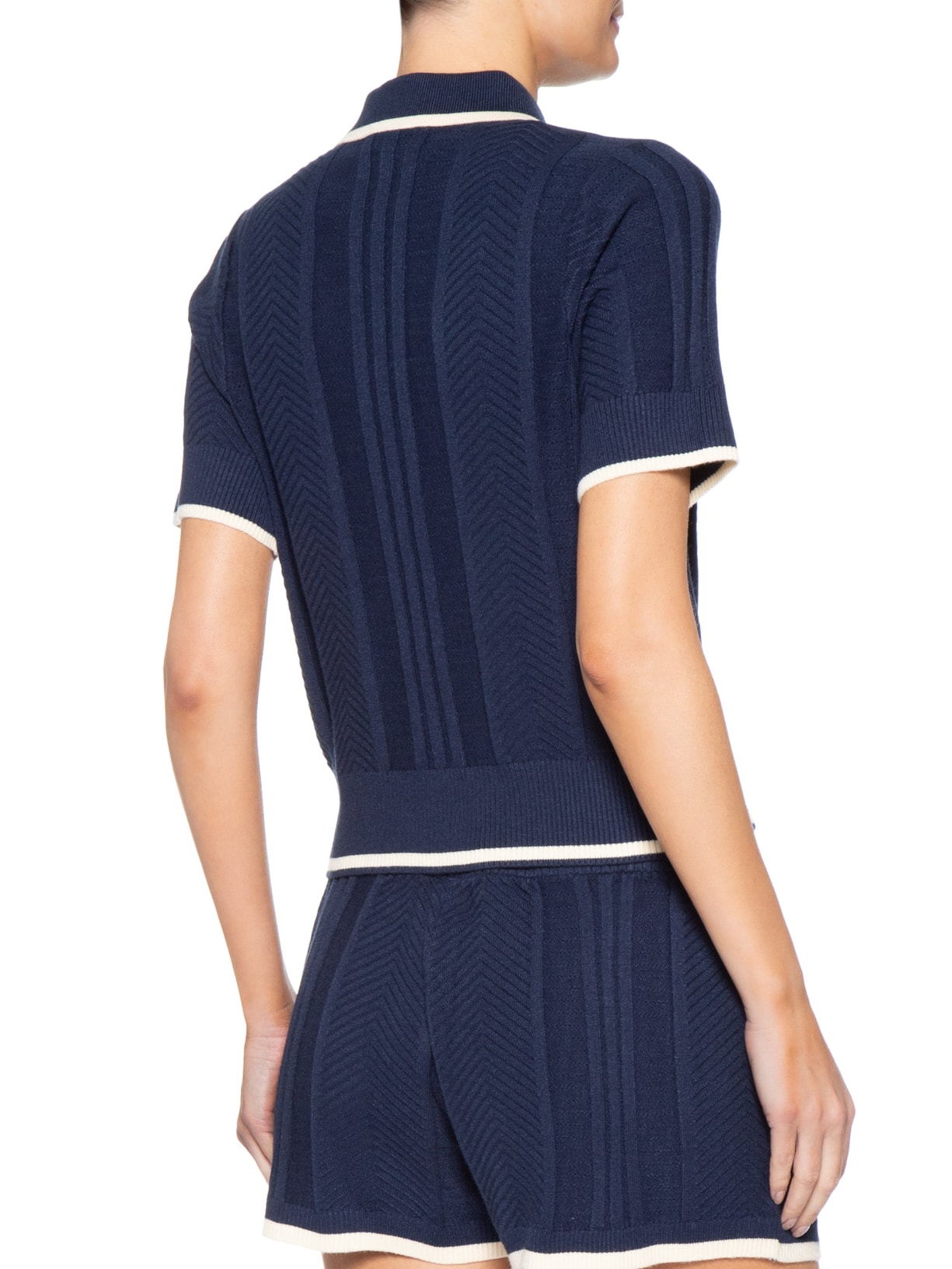 Polo Feminina Main Originals Azul Adidas Originals