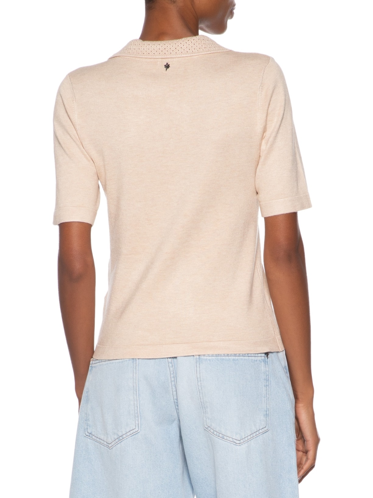 Polo Feminina Nana Bege Le Lis