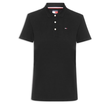 Polo Feminina Original Basic - Preto