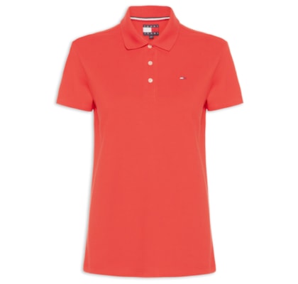 Polo Feminina Original Basic - Vermelho