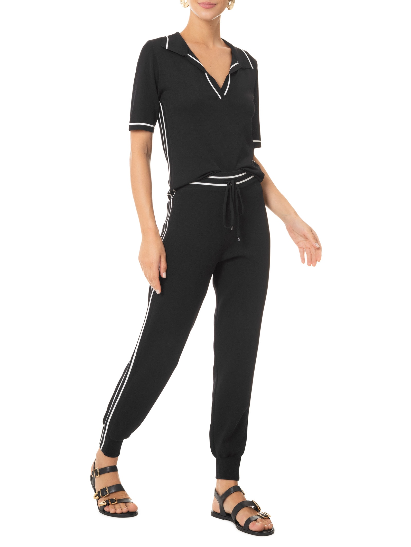 Le Lis - Polo Feminina Paloma - Preto